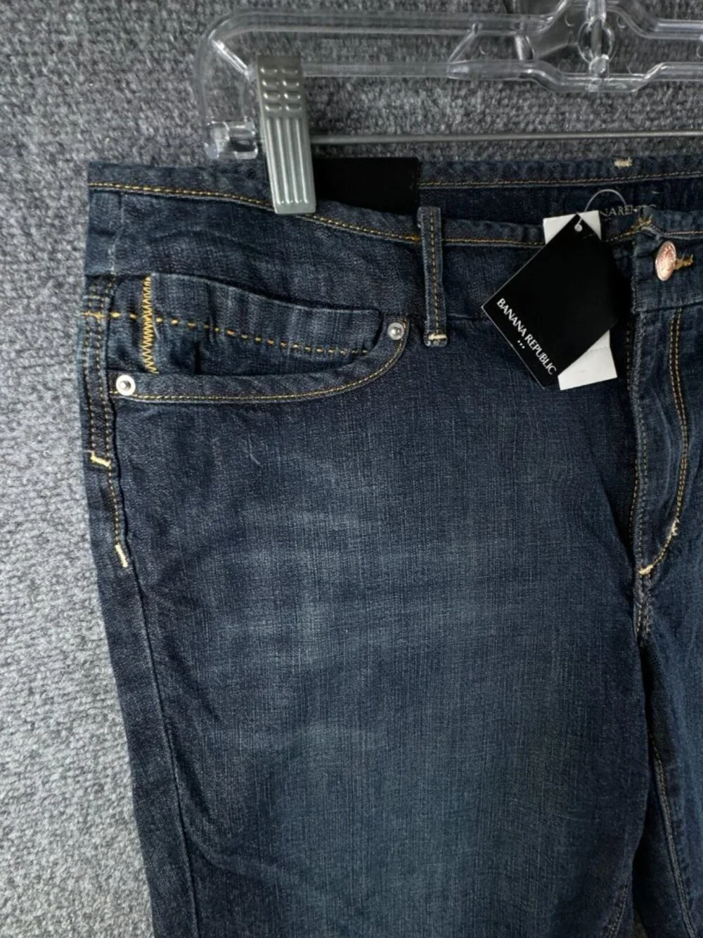 NWT Banana Republic Shorts Jorts Denim Blue Size 14 Long Summer Cotton Blend